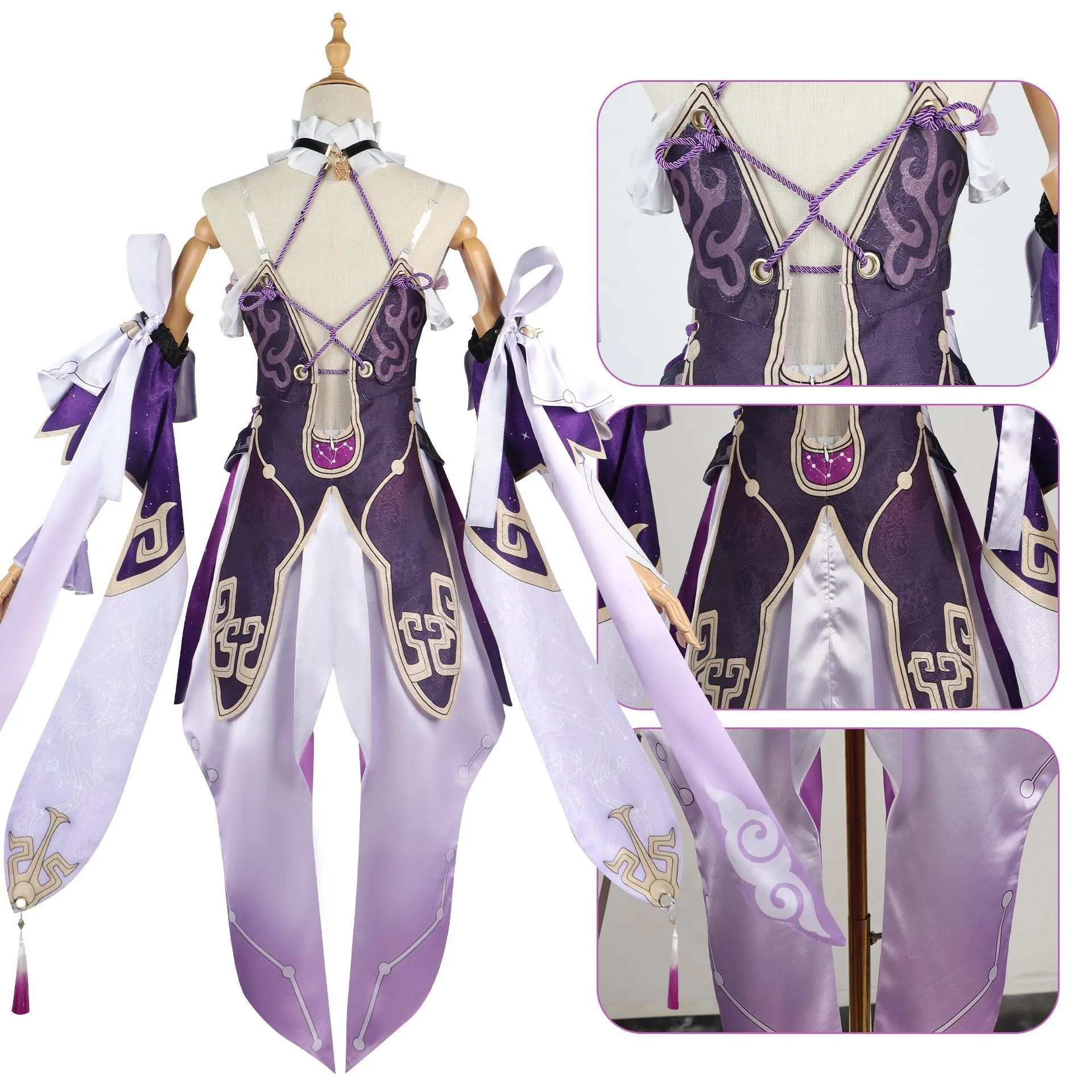 Honkai: Star Rail Fu Xuan Pink Cosplay Costume