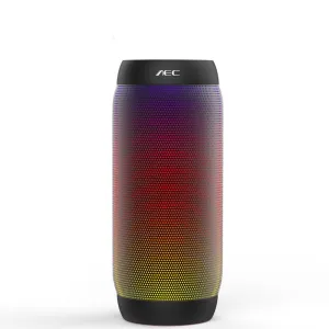 HOT AEC colorful Waterproof Bluetooth Speaker Wireless NFC Super Bass Subwoofer Outdoor Sport Sound Box FM Portable Speaker