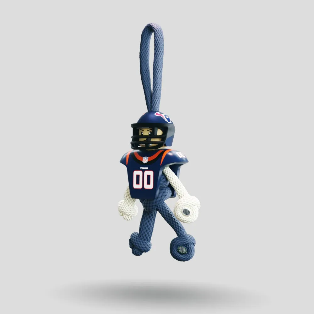 Houston Texans Paracord Buddy Keychain