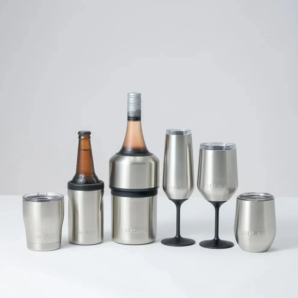 Huski Champagne Flute | Stone Grey