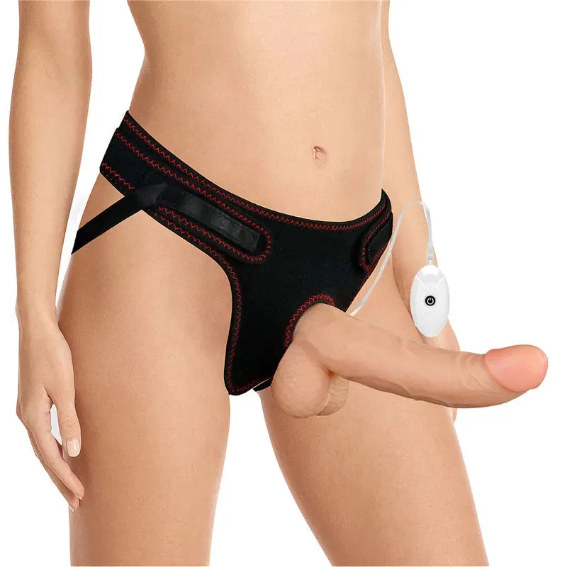 Ingen Vibrating Easy Strap-On Set -  21.6 cm (8.5'') Vibrating Strap-On