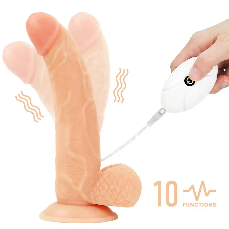 Ingen Vibrating Easy Strap-On Set -  21.6 cm (8.5'') Vibrating Strap-On