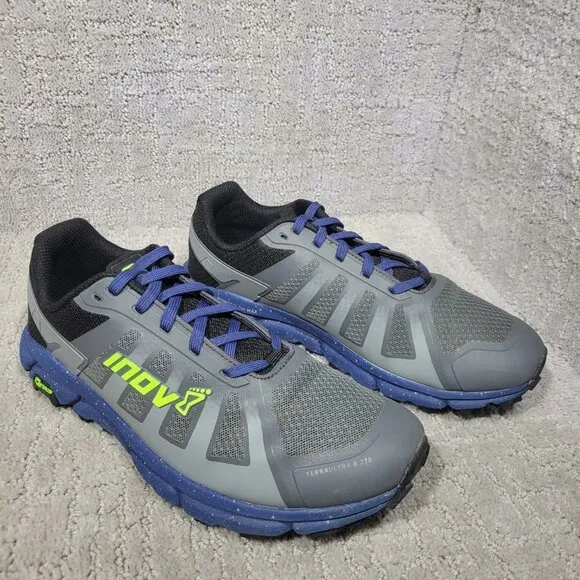 Inov-8 Terraultra G 270 Size M 8.5 W 10 US Gray Athletic Hiking Shoes 000947