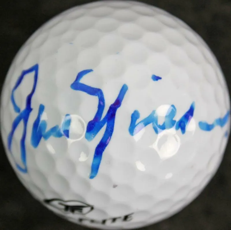 Jack Nicklaus Authentic Signed Top Flite Golf Ball Autographed JSA #X06177