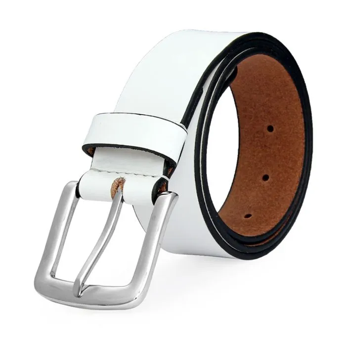JACK NICKLAUS Leather Belt - White