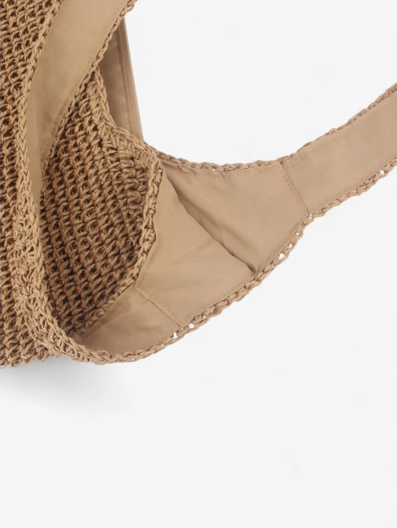 Jada | Women's Large Woven Casual Tote Shoulder Bag