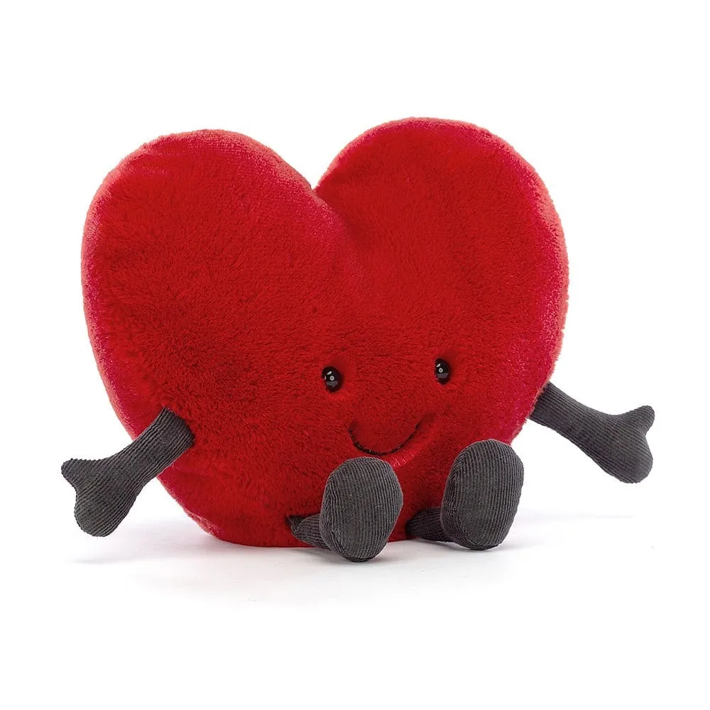 Jellycat Amuseable Red Heart Little & Large
