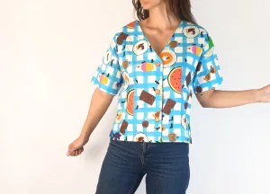 Jericho Road picnic top size 8 (as new with tags)