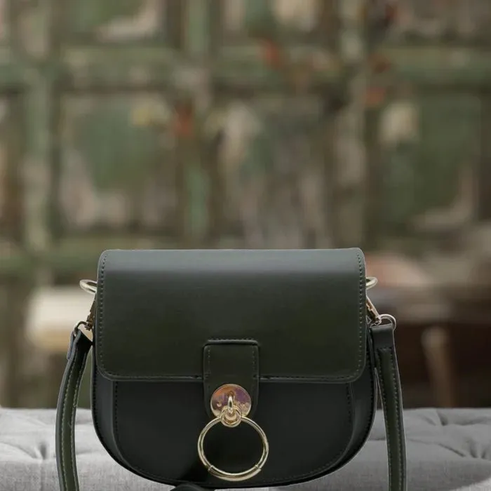 JG Khaki Saddle Bag