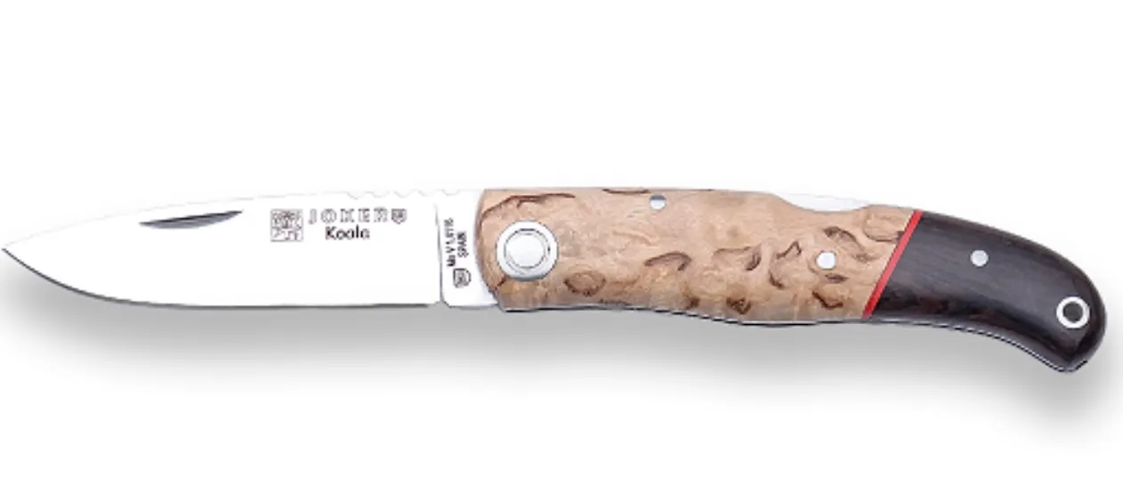 JOKER KOALA - NL125 Curly birch and blackwood folding knife
