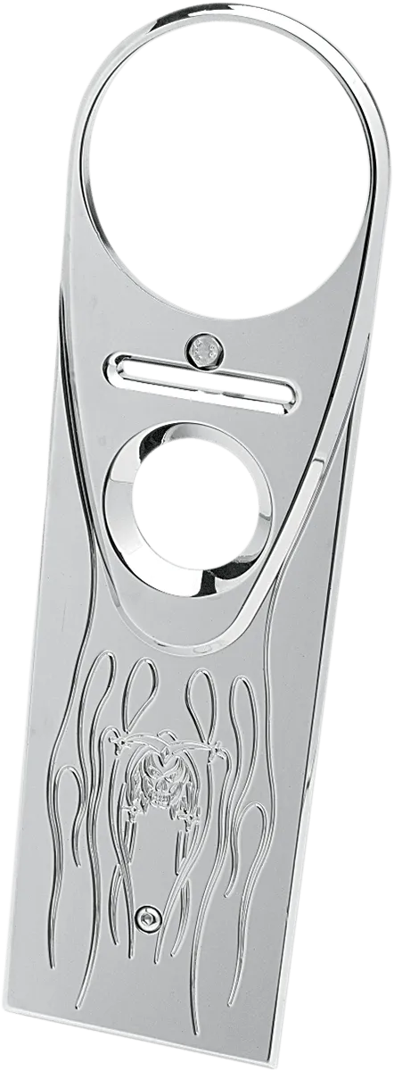 Joker Machine 04-20BM Full Length-Style Ball-Milled King Dash Cover - Chrome
