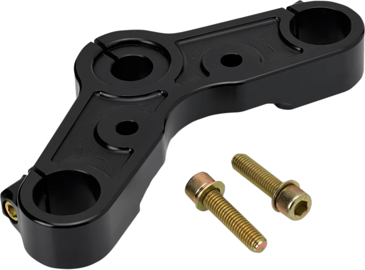 Joker Machine 10-333B Upper Triple Tree - Black Anodized