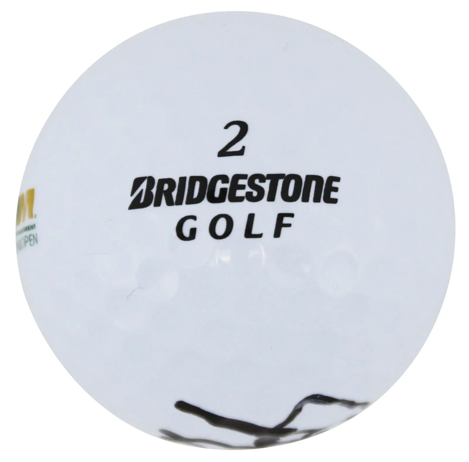 Justin Leonard Signed Waste Management Open Logo Golf Ball BAS #AC33611
