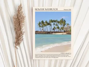 Kekaha Kai Beach Wall Canvas, USA