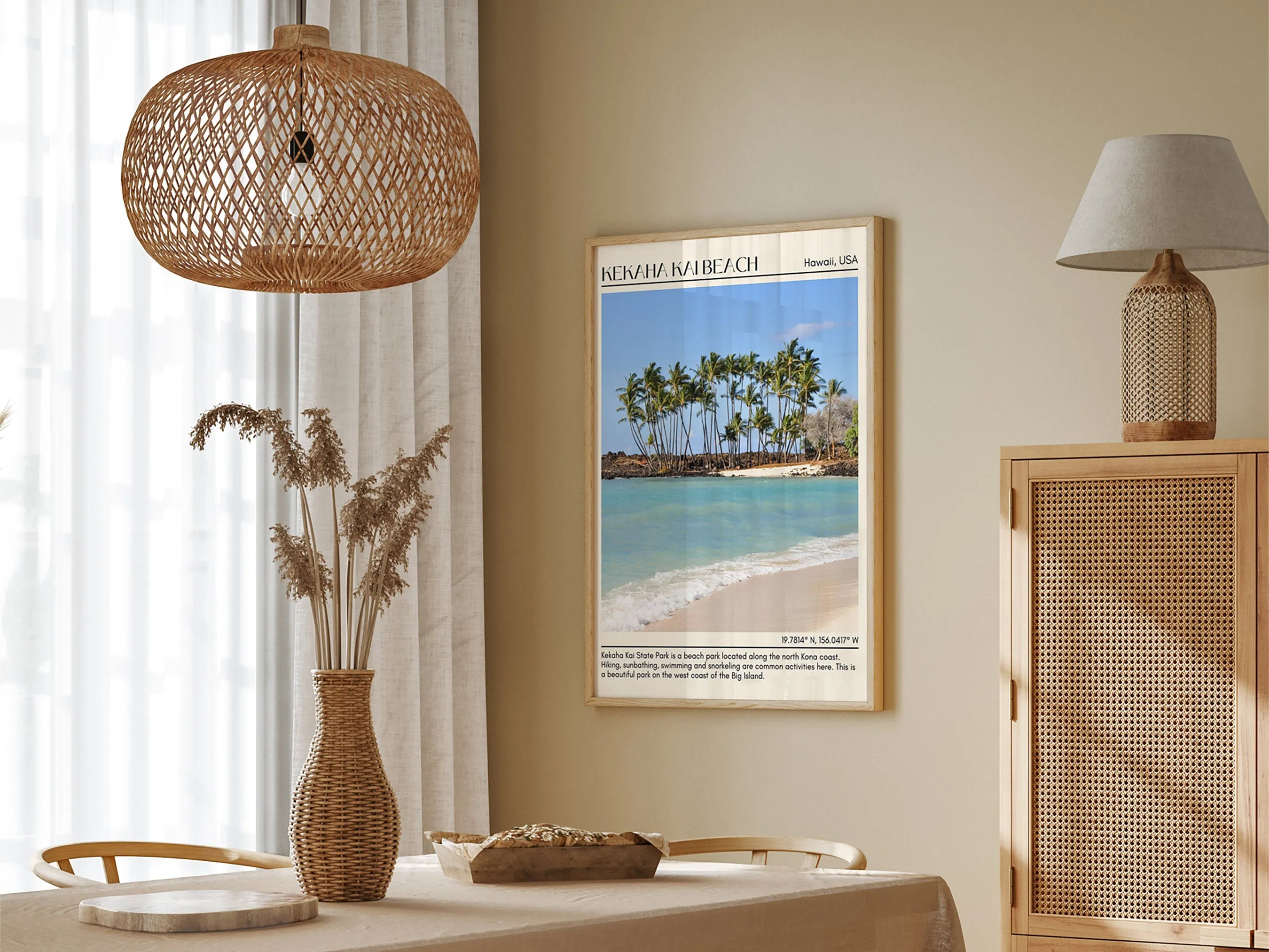Kekaha Kai Beach Wall Canvas, USA