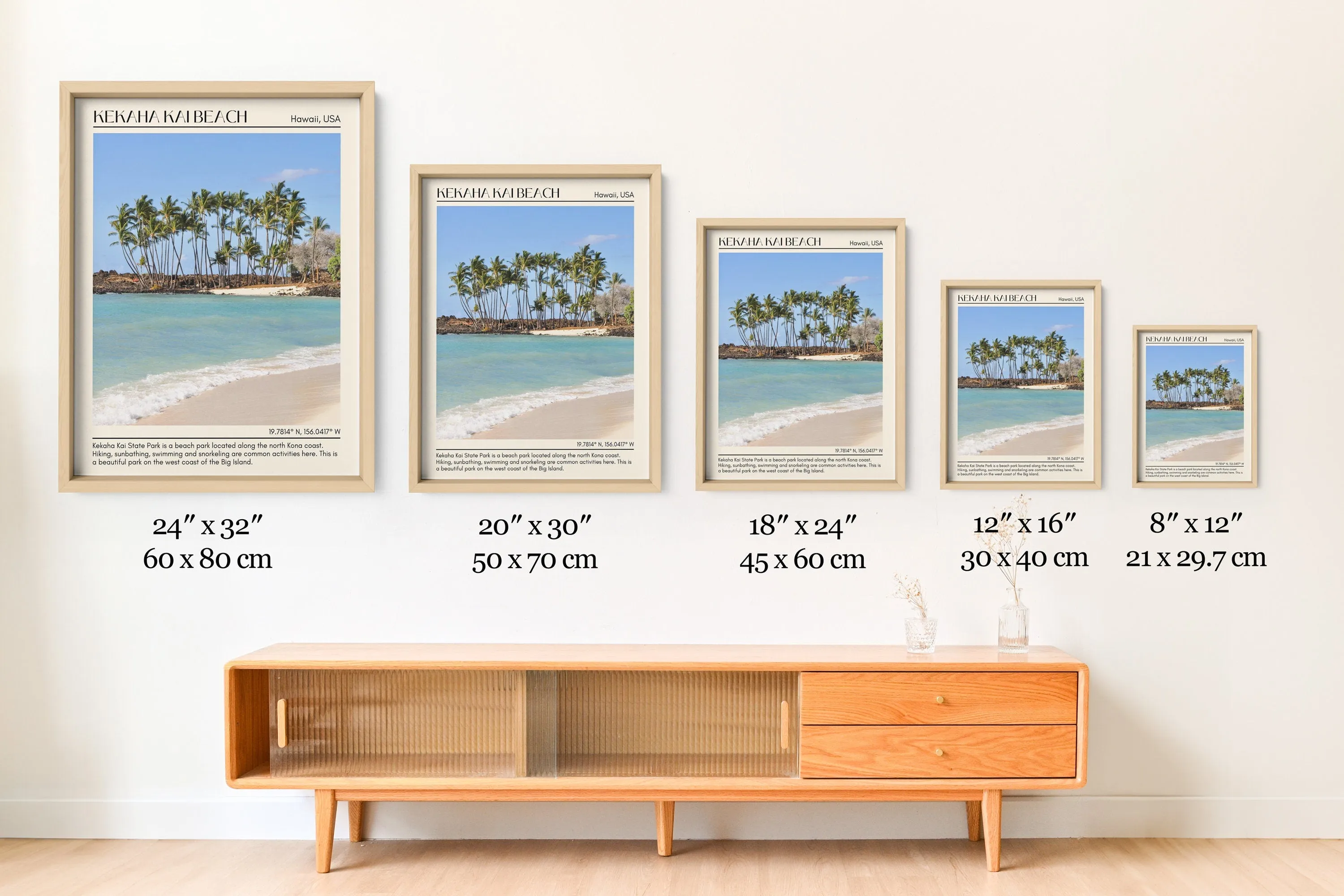 Kekaha Kai Beach Wall Canvas, USA
