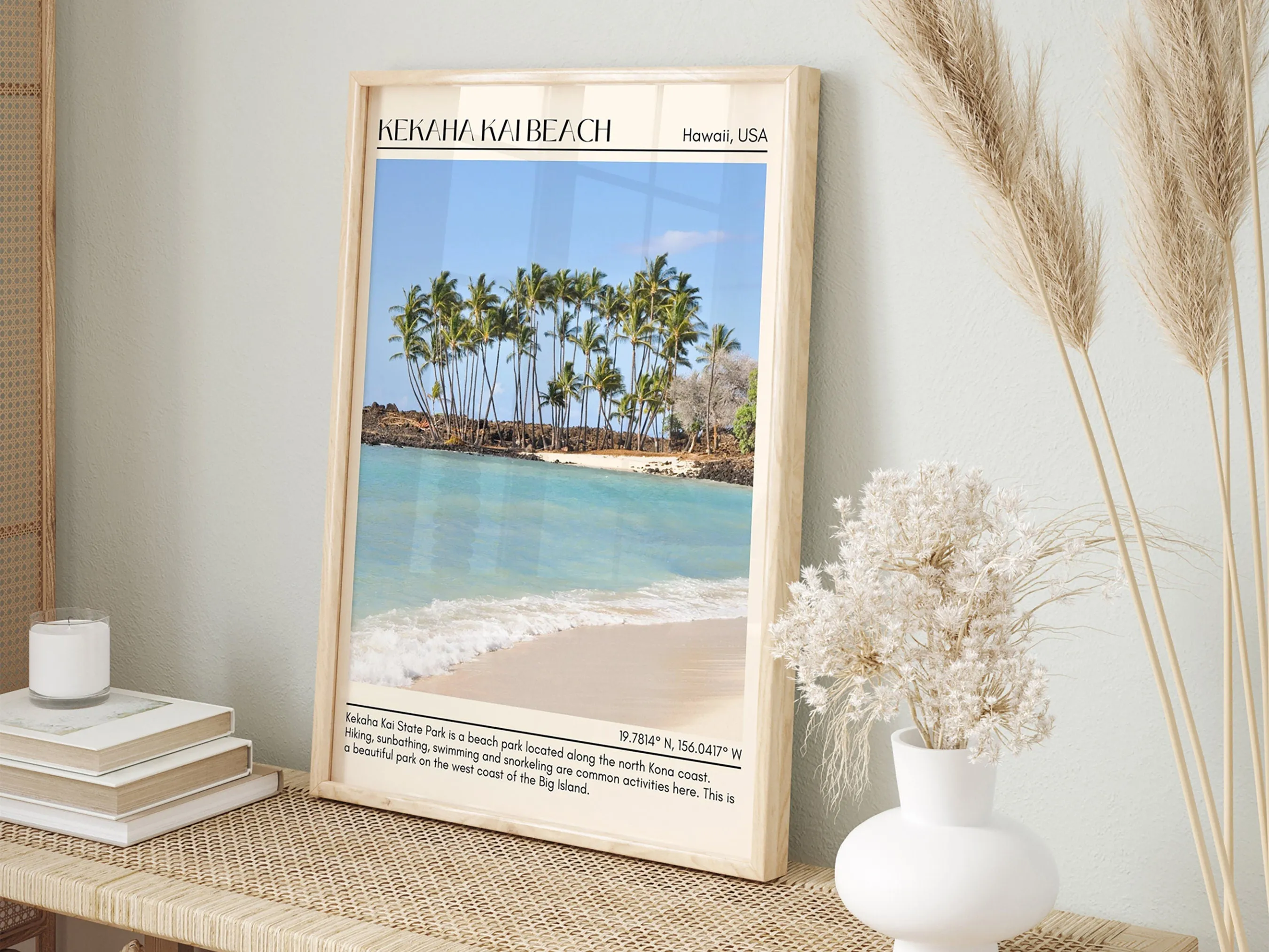 Kekaha Kai Beach Wall Canvas, USA