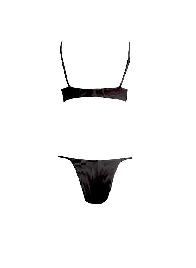 KENDALL & KYLIE Chain Strap Bikini Top