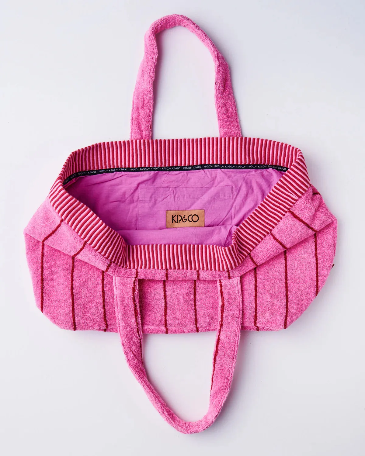 Kip&Co Iced Vovo Stripe Terry Oversized Beach Bag