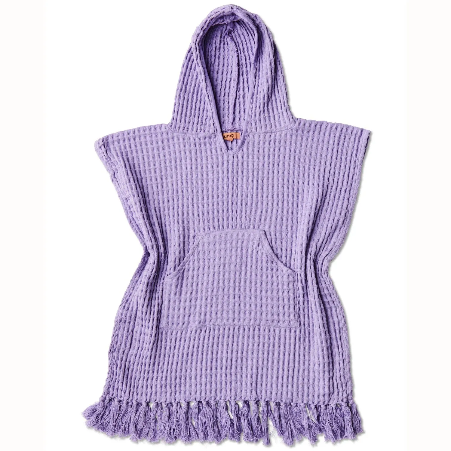 Kip&Co Lilac Waffle Poncho | Kids