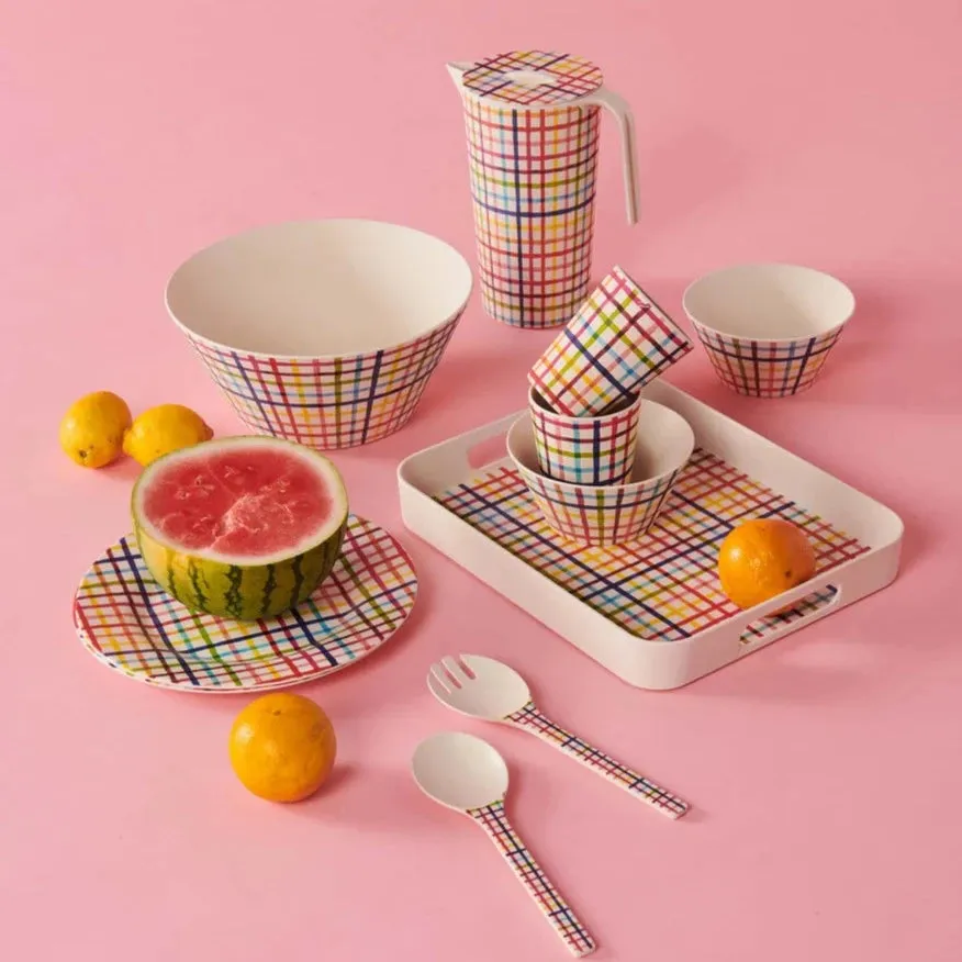 Kip&Co Picnic Check Dinner Plate 2 Piece Set