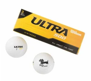 Kiss My Putt Dachshund Golf Balls