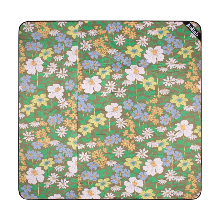 KOLLAB PICNIC MAT SAGE X CLARE & KOLLAB FLORIA