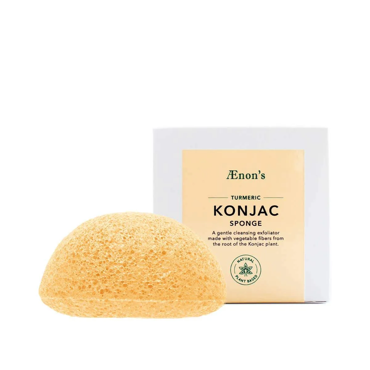 Konjac Cleansing Sponge in Turmeric