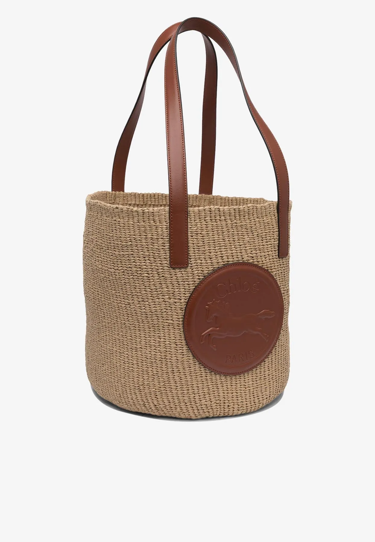 Large Horse Medal Basket Bag