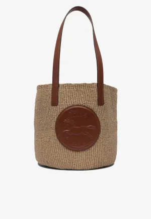 Large Horse Medal Basket Bag
