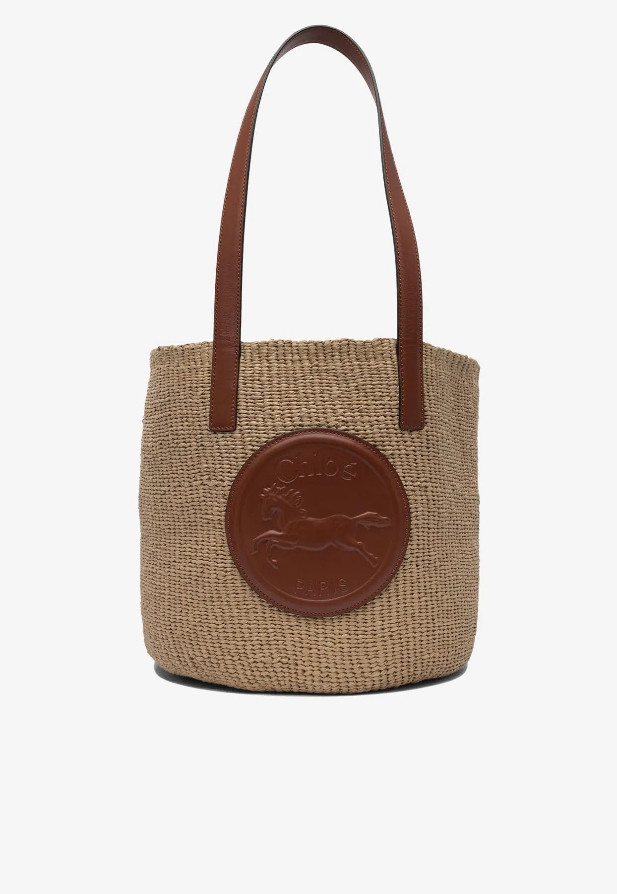 Large Horse Medal Basket Bag