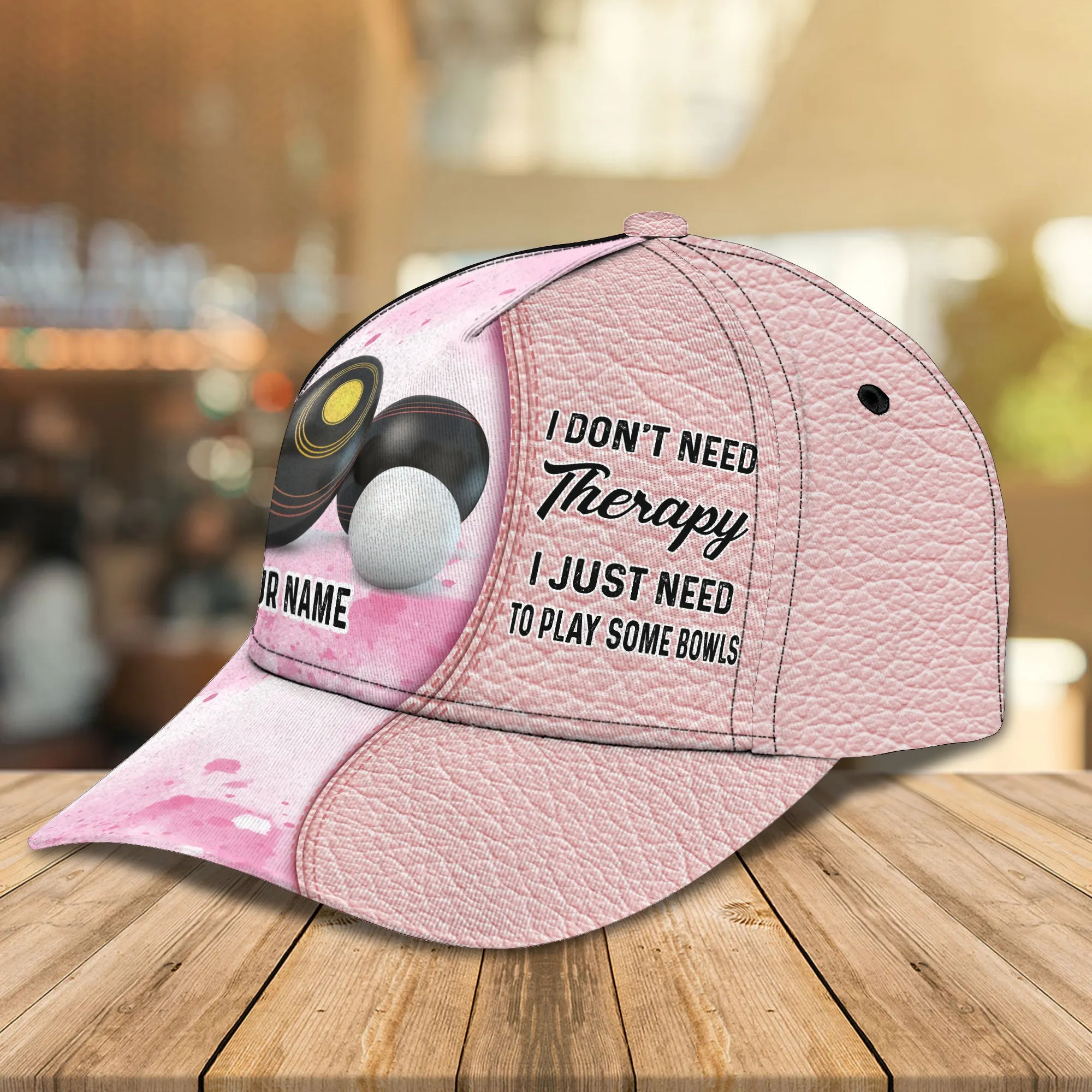 Lawns Bowls - Personalized Name Cap - Nmd 68