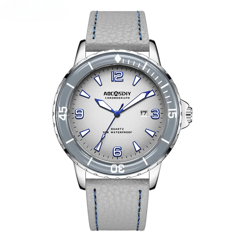 LEATHER STRAP CASUAL WATCH | Timeless Style, Everyday Comfort