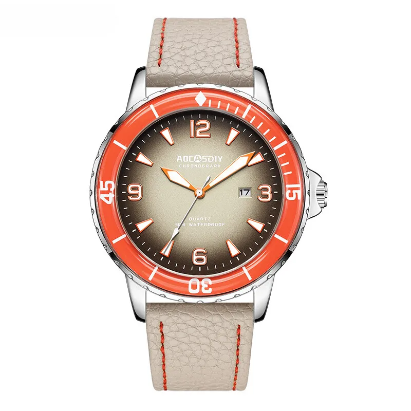 LEATHER STRAP CASUAL WATCH | Timeless Style, Everyday Comfort