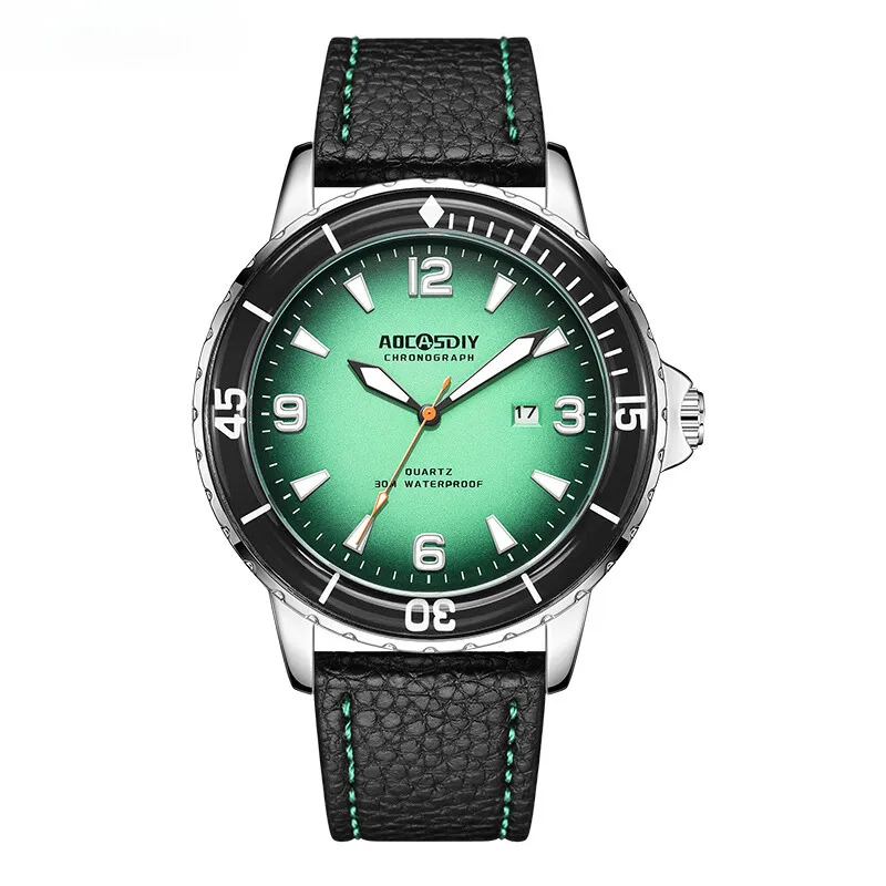 LEATHER STRAP CASUAL WATCH | Timeless Style, Everyday Comfort