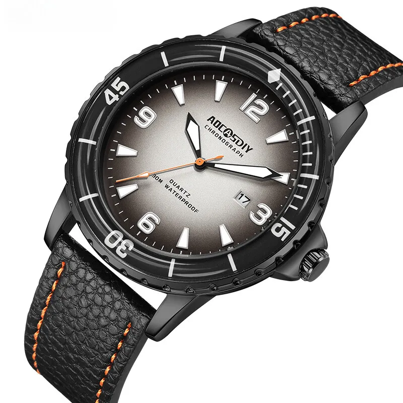 LEATHER STRAP CASUAL WATCH | Timeless Style, Everyday Comfort
