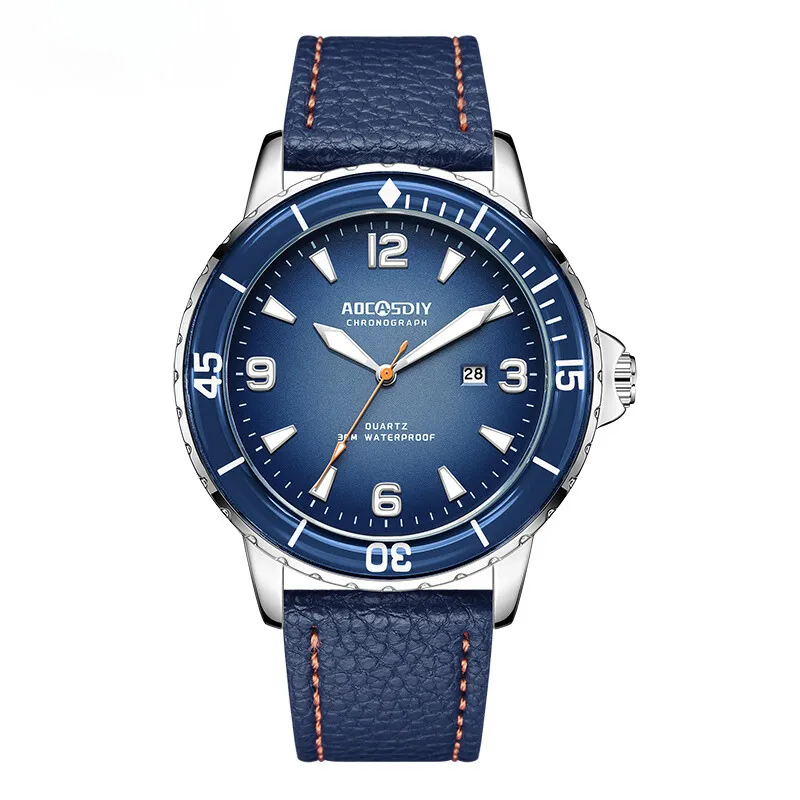 LEATHER STRAP CASUAL WATCH | Timeless Style, Everyday Comfort