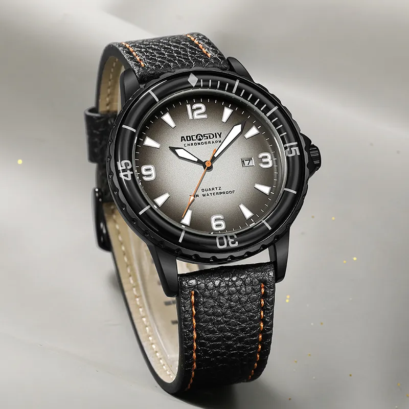 LEATHER STRAP CASUAL WATCH | Timeless Style, Everyday Comfort