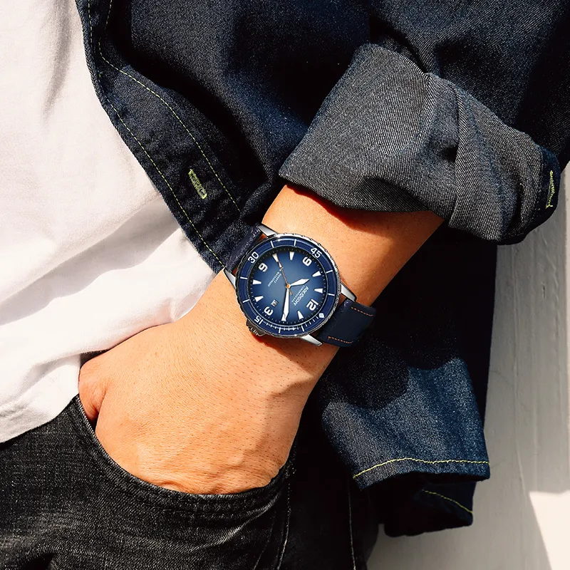 LEATHER STRAP CASUAL WATCH | Timeless Style, Everyday Comfort