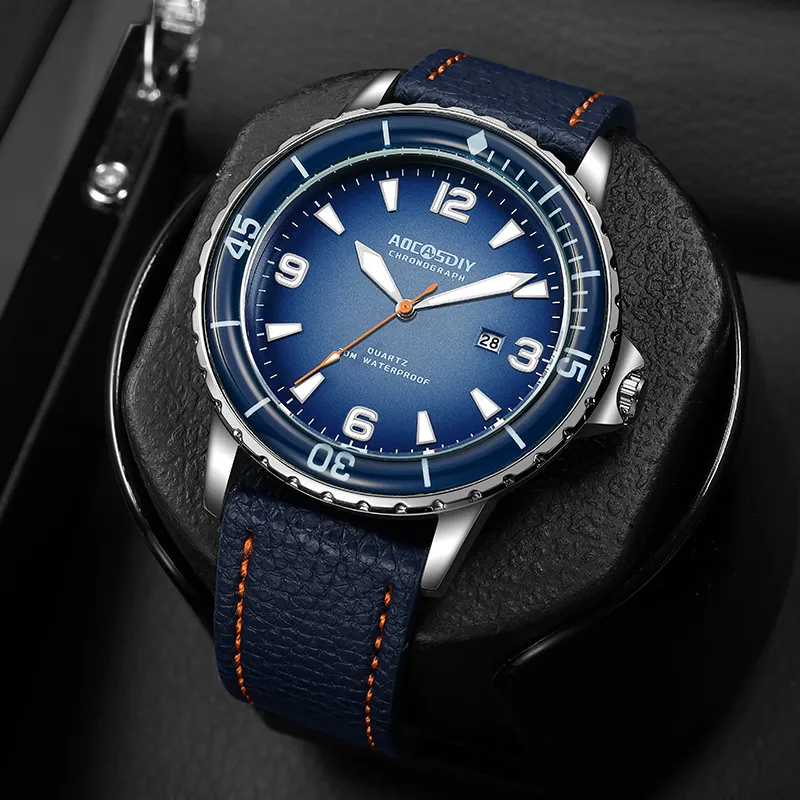 LEATHER STRAP CASUAL WATCH | Timeless Style, Everyday Comfort