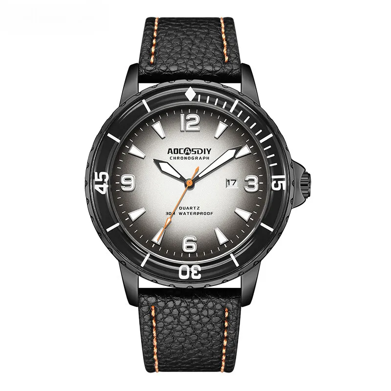 LEATHER STRAP CASUAL WATCH | Timeless Style, Everyday Comfort