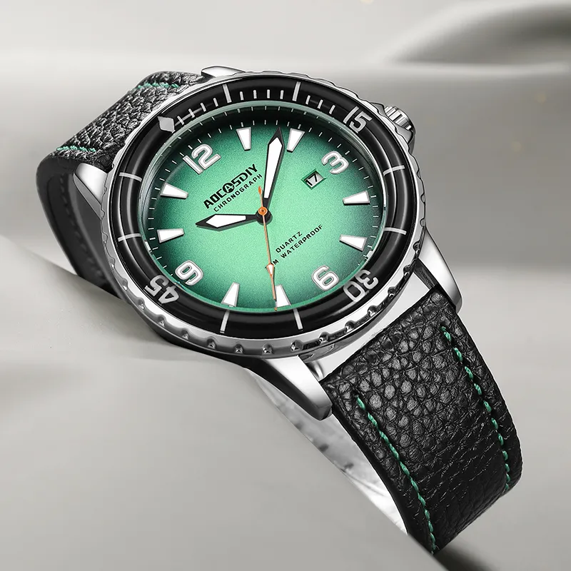 LEATHER STRAP CASUAL WATCH | Timeless Style, Everyday Comfort