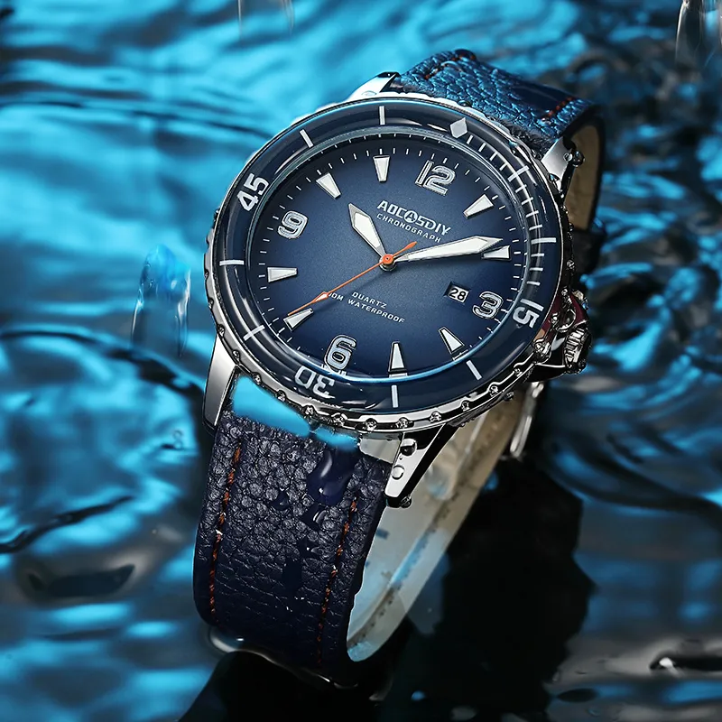 LEATHER STRAP CASUAL WATCH | Timeless Style, Everyday Comfort