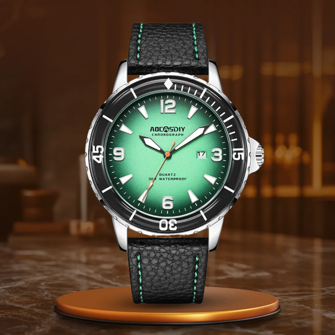 LEATHER STRAP CASUAL WATCH | Timeless Style, Everyday Comfort