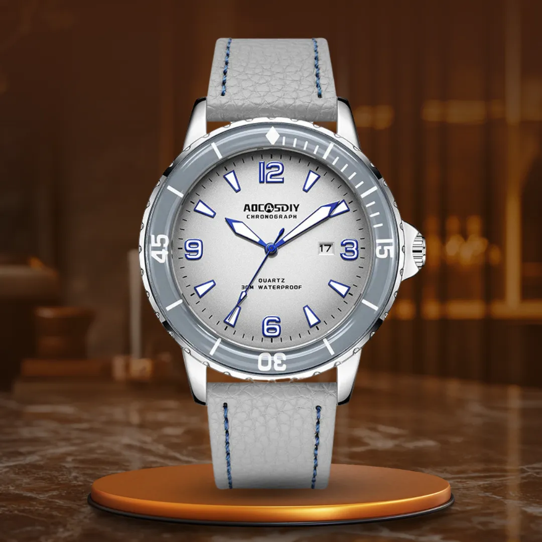 LEATHER STRAP CASUAL WATCH | Timeless Style, Everyday Comfort