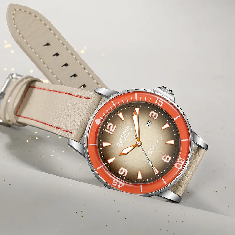 LEATHER STRAP CASUAL WATCH | Timeless Style, Everyday Comfort
