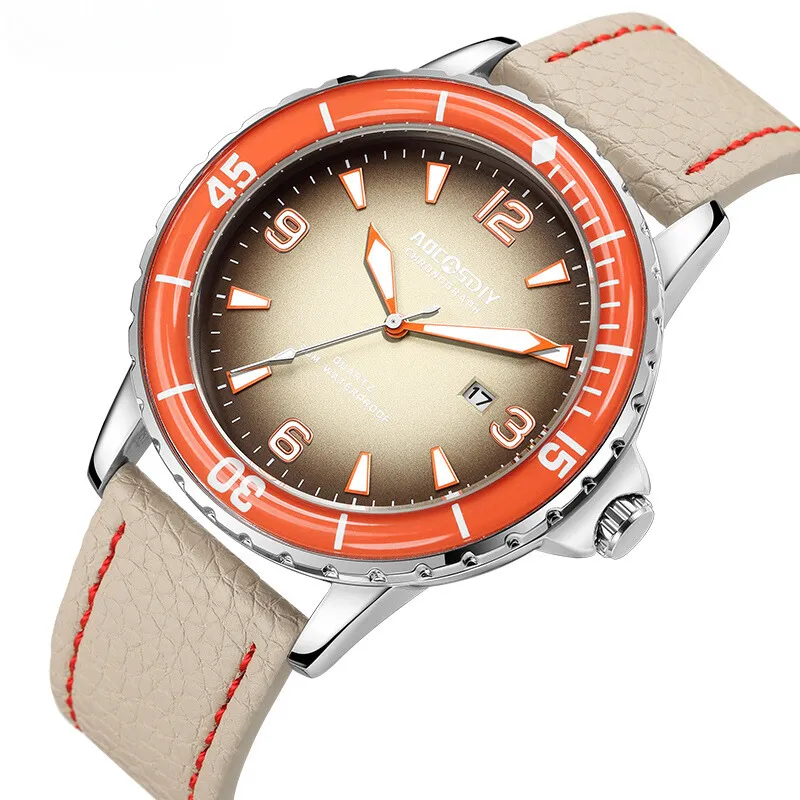 LEATHER STRAP CASUAL WATCH | Timeless Style, Everyday Comfort