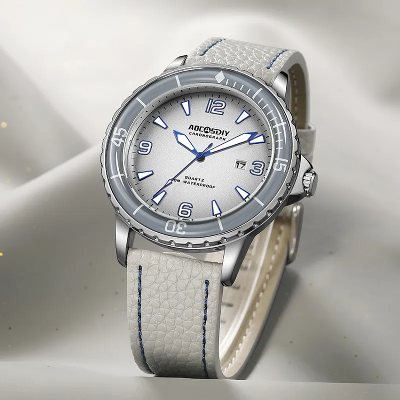 LEATHER STRAP CASUAL WATCH | Timeless Style, Everyday Comfort