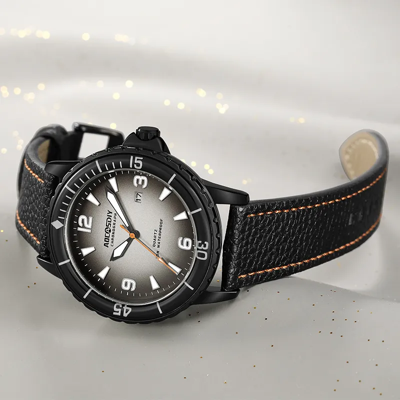 LEATHER STRAP CASUAL WATCH | Timeless Style, Everyday Comfort