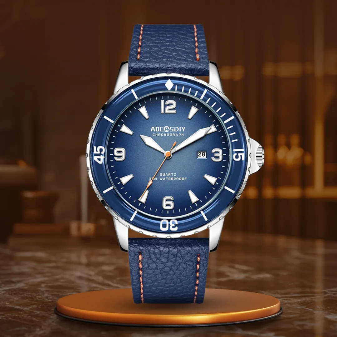 LEATHER STRAP CASUAL WATCH | Timeless Style, Everyday Comfort